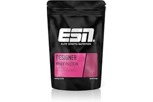 ESN Whey Protein Powder, Designer Cookies and Cream Protein Powder, 1000g, 33 Servings with up to 23g Protein per Serving, Vegetarian