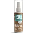 Salt of the Earth – Refillable Natural Deodorant Spray – 100% Natural Origin Ingredients - Vegan, Long Lasting Protection – Suitable For Women, Men & Kids - 100ml (Ginger & Jasmine)
