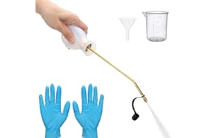 Ungfu Mall Bulb Duster Applicator Pest Control Bulb Duster Sprayer Wasp Nest Killer with Long Copper Tube