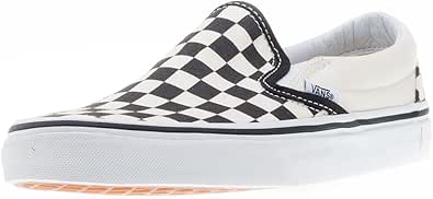 white slip on vans amazon