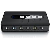 CSL - USB 7.1 Soundkarte extern - 7.1 Surround Sound – Stereo Audio Adapter - Lautstärkeregelung - Anschluss für Kopfhörer, M