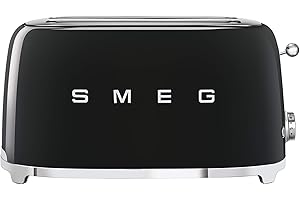 SMEG Tostapane TSF02BLEU, Acciaio, 2 Scomparti, Nero