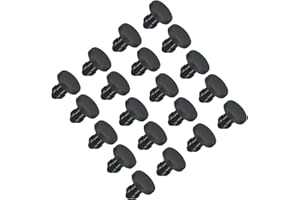 QUARKZMAN Tappi in Gomma per Fori Incastro Fori Bloccaggio Tappi Tenuta Gomma Copriforo Tappo per Fori in Silicone per Cucina Tappi Tenuta Impermeabili 4mm/0.16" Diametro Nero 30pz