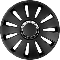 Set Di 4 Copricerchi Auto-STYLE Silverstone PRO 13 Pollici - Nero, Per Auto E Furgoni