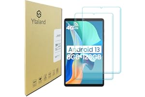 S YTALAND Ytaland - Protector de pantalla de vidrio para tableta Blackview Tab 60 de 8.68 pulgadas, [2 unidades] antihuellas y sin burbujas de vidrio templado