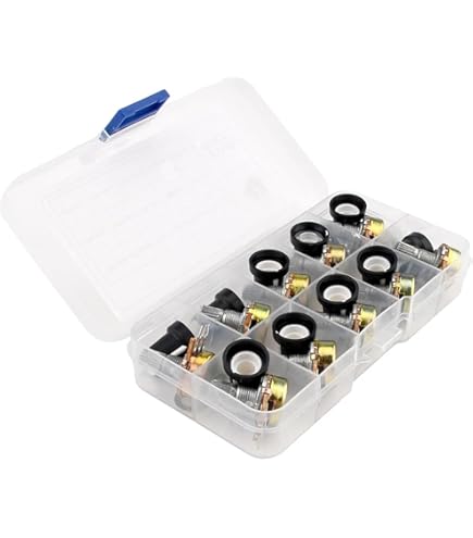MCIGICM 10 K Ohm Breadboard Trim Potentiometer Kit mit Knauf für