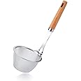 TENTA KITCHEN Stainless Steel Wire Strainer, Bamboo Handle (Strainer, Mesh Strainer)