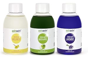 winwin clean Systemische Reinigung - 3ER SET 250ML I FRESH AIR LUFTREINIGUNGS-KONZENTRAT I WELLNESS I LAVENDEL I GREEN APPLE