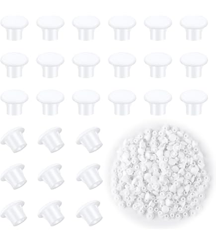 150 Tappi Viti Bianchi Plastica - 5 Misure (5-12mm) Per Mobili, Armadi, Ripiani - Foto 6
