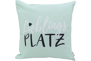 CB Home & Style Outdoor Garten Kissen Wasserabweisend Wasserfest 45 x 45 cm mit Füllung (Lieblingsplatz Mint)