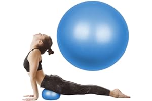 flintronic Pilates Piłka, 25 cm, mała piłka do pilatesu, piłka fitness, joga fitness, piłka gimnastyczna do jogi, ćwiczenia brzucha i ramion ćwiczenia równowagi