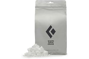 Black Diamond lös krita Vitt 200g | ABS-plattor minskar snöuppbyggnad, för alpina vägar, klättringsklättring, ankare, rapplar och räddningssystem