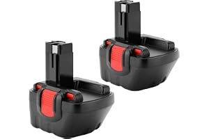 2 x iPrize 12 V 4 800 mAh ersättningsbatteri för Bosch BAT043 BAT045 BAT046 BAT049 BAT120 BAT139 PSR 12VE-2 GSB 12 VE-2 26073