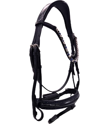 Tysons Breeches Reithalfter Deister - Braun Mit Glitzer/Strass, Mexikanische Ausführung