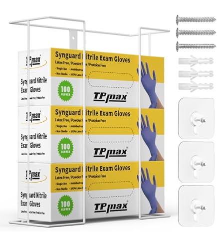 Distributeur Gants Acier Inox Distributeur Triple Gants GIMA - Acier Inoxydable Pour Boîtes S, M, L GIMA Médical Professionnel