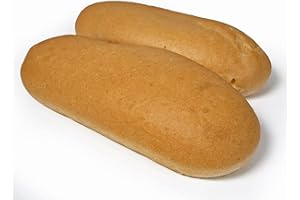 ‎YULKA YULKA Glutenfrei | Hot-Dog Brötchen | Glutenfreie Brötchen und Backwaren | Laktosenfrei Weizenmehlfrei (HotDog (130g: 2x65g))
