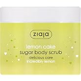 Ziaja Lemon Cake Sugar Body Scrub, Yellow, 300 ml