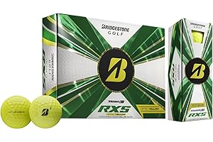 Bridgestone Tour B RXS 2022 - Douzaine de balles de Golf Jaunes