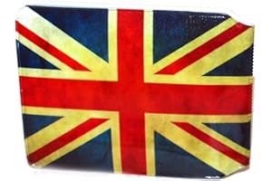 HONEEY (80+ Designs) Bus Pass Wallet Credit Travel Rail Ticket Card Holder for Oyster Zip Business ID Card - Bifold - Party Bag Gift School Leaver (Union Jack Vintage)