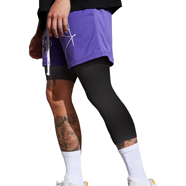 Hovershoes Kompressionshose Herren - Einzelbein Strumpfhose Für Basketball & Training