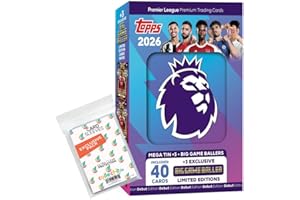 COLLECT-IT.DE MY HOME OF CARDS + TOYS Bundle with Topps - Premier League 2025/26 Trading Cards - 1 Big Game Ballers Mega Tin Box #3 + Exclusive Collect-it Cases