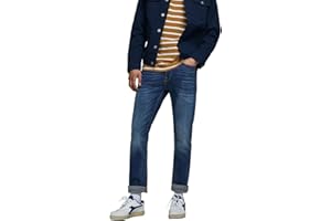 Herren Jack & Jones Jeans Tim Straight Legs Slim Fit Flat Front Tim ORIGINAL