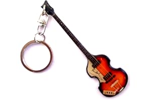 MUSIC LEGENDS COLLECTION Porte-clés guitare basse Hofner Paul Mac Cartney Beatles