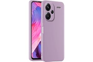 HULLIN Coque de Téléphone en Silicone Colorée, Adaptée à Redmi Note 13 Pro+ / Redmi Note 13 ProPlus (6.67") - Herbe Violette