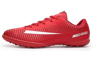 AGNUEUTY Football Boots Professional Soccer Shoes for Men Ladies and Youth Boys Girls Turf Trainers Lace Up