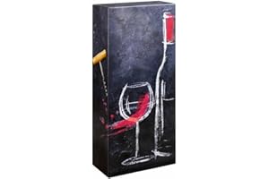 WERTPACK Weinkarton DiVino für zwei 0,75 l Flasche Wellpappe 16,2x7,8x36,3 cm, 50 Stück