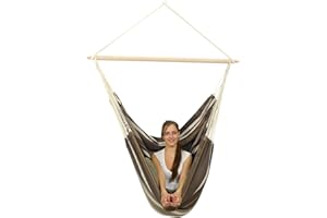 Amazonas - XXL fotel wiszący Brasil Gigante | fotel wiszący bez stelaża z dużą powierzchnią do siedzenia, wykonany ręcznie w Brazylii | obciążenie do 200 kg; powierzchnia siedziska 2 m x 1,4 m;