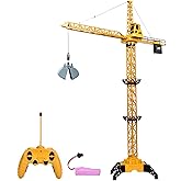 Giffy / Oyuncak 128 Cm Dev Boy Uzaktan Kumandalı Tam Otomatik G&ouml;vdesi ve Halatı Hareketli Şarjlı Kule Vin&ccedil;