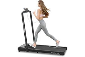 Mobvoi Home Tapis De Course Plus Pliable, Smart AI avec L’Application TicSports, 2,5HP Large Surface 42cm, 12 Km/H Machine De Marche pour La Maison, Le Bureau, Haut-Parleur, 120 Kg