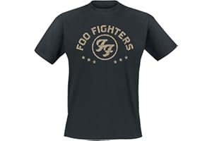Foo Fighters Arched Star Männer T-Shirt schwarz Band-Merch, Bands