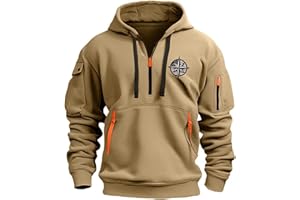 BOLUOBAO Hoody Herren mit Kapuze,Kapuzenpullover Langarm Sweatjacke Herren mit Kapuze Sport Hoodie Baggy Freizeitjacke,S-5XL