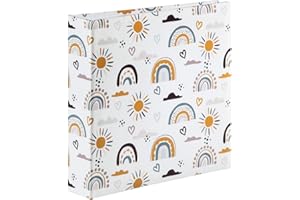 Hama Album photo mémo "Ayleen II" (Album photo, 22x22.5 cm, 200 pochettes pour photos 10x15 cm, Zone Mémo, pochette carte SD, idéal photos souvenirs de vacances, anniversaire, bébé) Multicolore