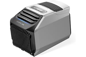 EF ECOFLOW WAVE 2 mobile Klimaanlage, 5100 BTU schnelle Kühlung, 6100 BTU Heizung, Steuerung per App, kombinierbar mit Batterie, keine Entleerung erforderlich, für Camping/Wohnmobile im Freien