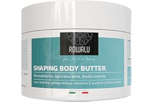 ROWALU | Crema Anticellulite Forte con AdipoTrap | Trattamento Alta Definizione per Pancia, Fianchi, Gambe e Glutei | Burro Corpo Rassodante contro la Cellulite Adatta in Gravidanza