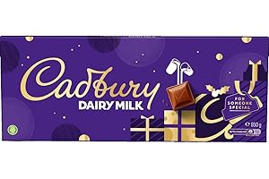 Cadbury Dairy Milk Chocolate Bar, 850g. Christmas, Stocking Filling, Confectionery, Big Night In, Thank you gift, Sharing Chocolate Bar, Present, Great Gift, OFFICIAL