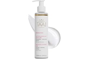 TAAJ | Lait Démaquillant Micellaire Hymalaya | Nettoie et Démaquille | Élimine les Impuretés | Peau Parfaitement Douce et Souple | Le Teint est Frais et Lumineux | Fabriqué en France | Vegan | 200 ml