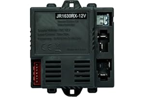 HpLive JR1630RX-12V Receptor con juguetes eléctricos para niños impulsados paseo en coche 2.4G mando a distancia conector de 7 pines para niños eléctrico Ride On Car Replacement (receptor)