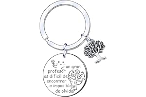 YUANSI Regalo Profesor Llavero Profesor Regalo Profesor Graduado Regalos Cumpleaños Profesor Regalos Aniversario Profesor Regalo Maestro Agradecido Regalo de la Graduación Jubilación