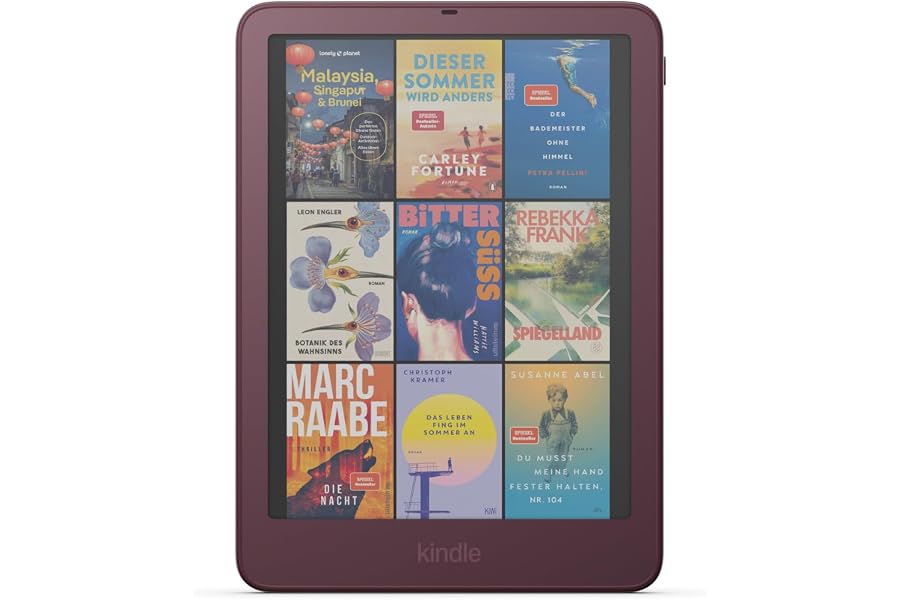 Amazon Kindle Colorsoft Signature Edition 32 GB (neueste Generation), dünner, neues Aluminiumdesign, 7 Zoll Farbdisplay,