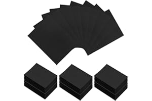 ‎HOMGATY Homgaty Karten Hüllen, 300 Pockets Sammelkarten 50 Seiten Pro 6-Pocket Leere Sammelmappe, Pocket Pages für Tauschkarten, Trading Cards und Münzen, Skylanders, MTG,Pokemon,Schwarz