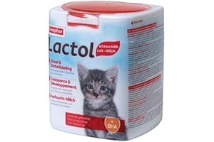 BEAPHAR - Lactol Aufzucht-Milch - Für Kätzchen - Von Geburt An - Muttermilchersatz Mit DHA, Vitaminen Und Mineralien - Unterstützt Gesunde Aufzucht Und Stärkung - 500 g