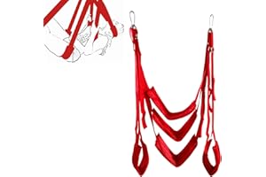 Liebesschaukel Sexschaukel Tür und für die Decke,Deluxe Liebesschaukeln Sex Möbel mit 5 Extra Breite Polstern,Sex Swing Belas