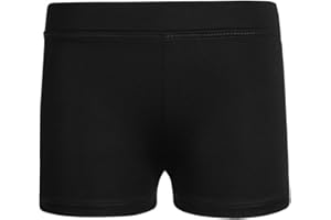 TiaoBug Enfant Fille Short de Sport Loisirs Caleçon Pantalon Court Collant Short Danse Yoga Fitness Natation 4-16 Ans