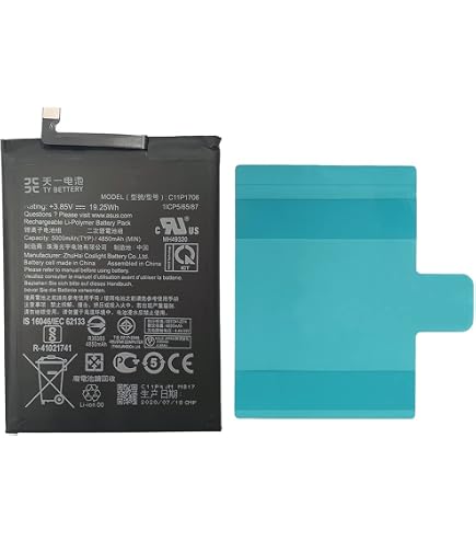 Batterie De Remplacement 5000mAh Pour ASUS ZenFone Max Pro M1 - Compatible ZB602KL ZB601KL - Avec Outils De Montage - Haute Capacité Et Charge Rapide - 4