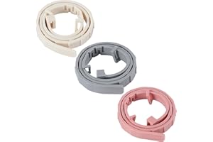CUTIOLLY Collare Antiparassitario per Gatti,3 Pezzi Collare Antipulci Gatto,Collare Antipulci Cane Piccola,Naturale Regolabile Impermeabile Protezione Collare Antipulci (Bianco+Grigio+Rosa, L)