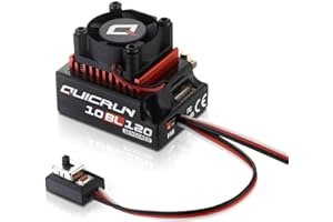 Hobbywing 2108336 30125000 QuicRun 10BL120 120A Car Model Brushless Controller Load Capacity (Max. A): 760A Black
